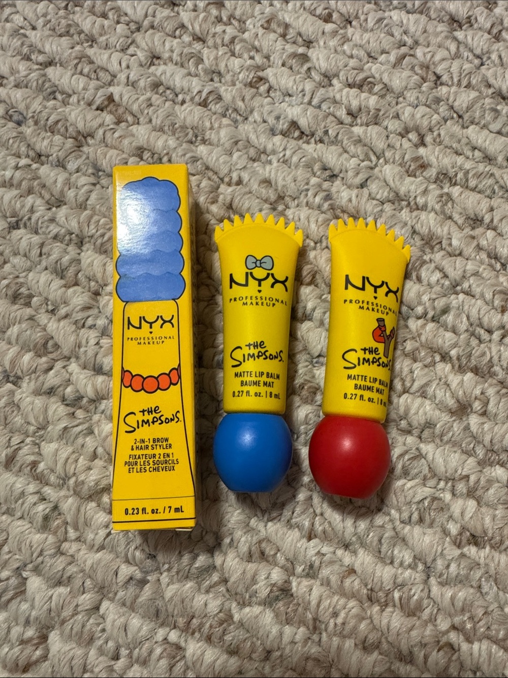 NYX x The Simpsons Brow Styler & Lip Balms